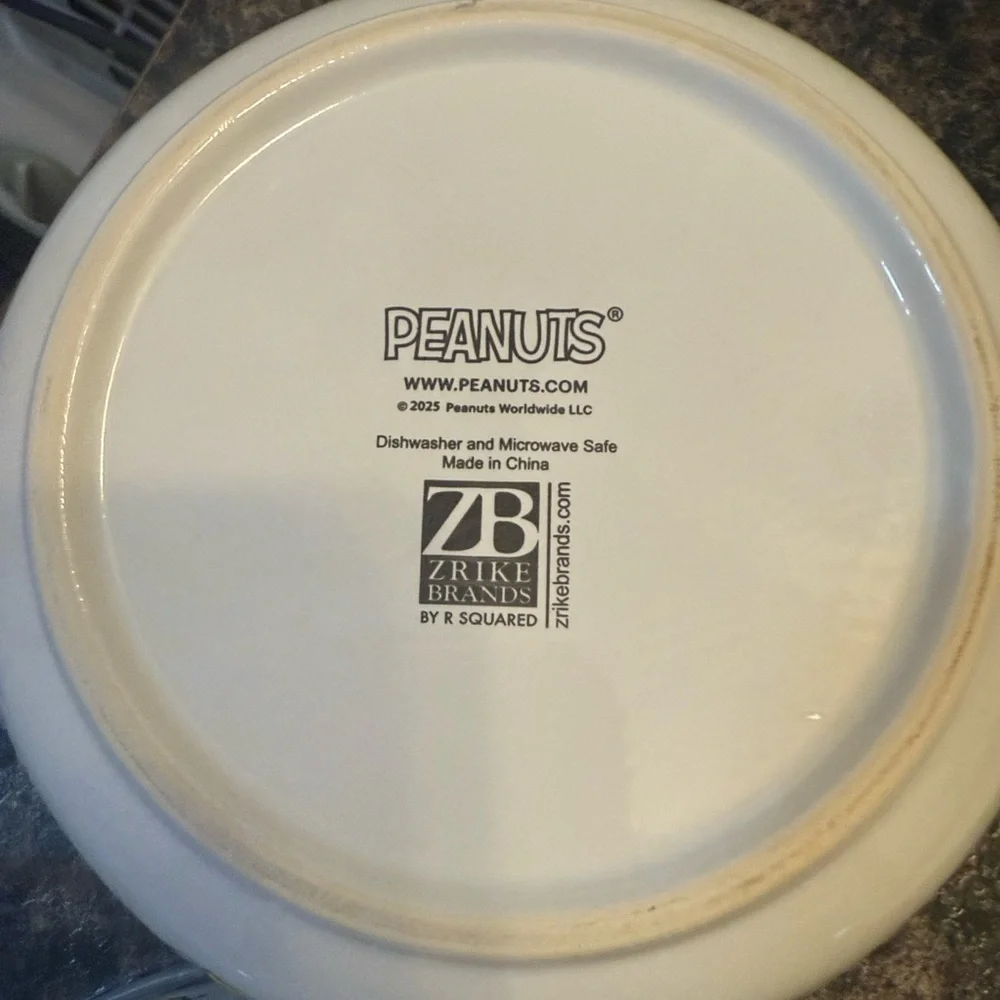 Peanuts fall bowl set